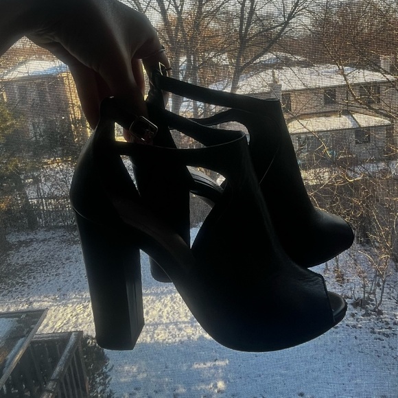 Aldo black leather heels - Picture 3 of 4